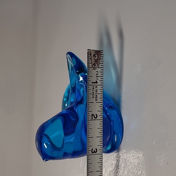 Leo Ward 1992s  signed  Blue bird of happiness candle holder figurine - Picture 6 of 7